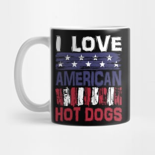 I Love American Hot Dogs Mug